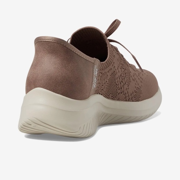 NEW Womens SKECHERS MARTHA STEWART SLIP-INS: ULTRA‎ FLEX 3.0 Mocha KNIT Shoes - Picture 5 of 13